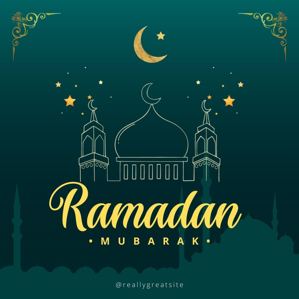 Picture of: Free and customizable ramadan mubarak templates