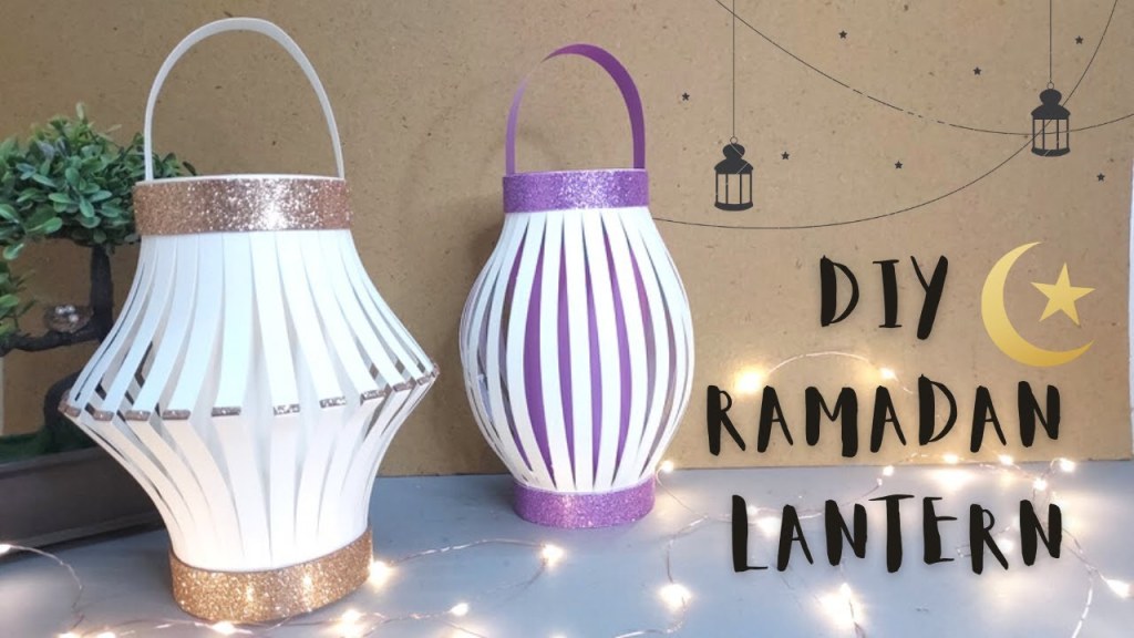 Picture of: How to make a Paper Lantern  Ramadan Home Decoration DIY  Ramadan  decoration ideas  🏮🌙🌟🕌