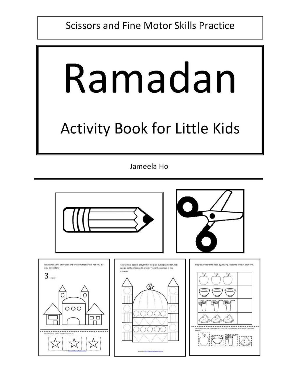 Picture of: ILMA Education: Free Download: Ramadan Activity Book for Little Kids
