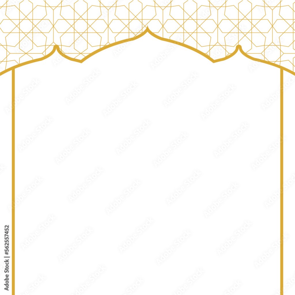 Picture of: Islamic ramadan frame border