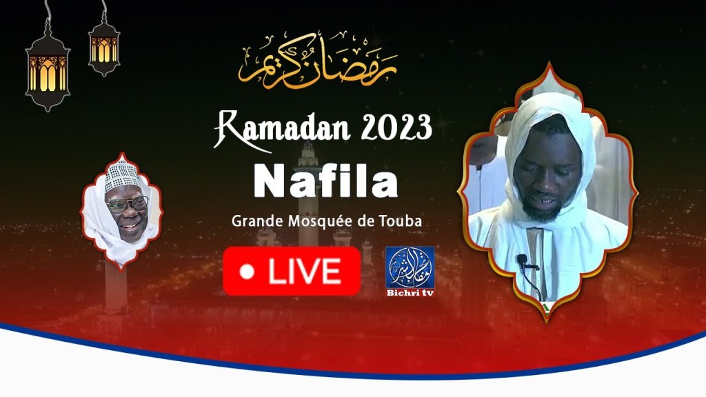 Picture of: LIVE TOUBA  Nafila Ramadan  a la Grande Mosquée de Touba éme nuit