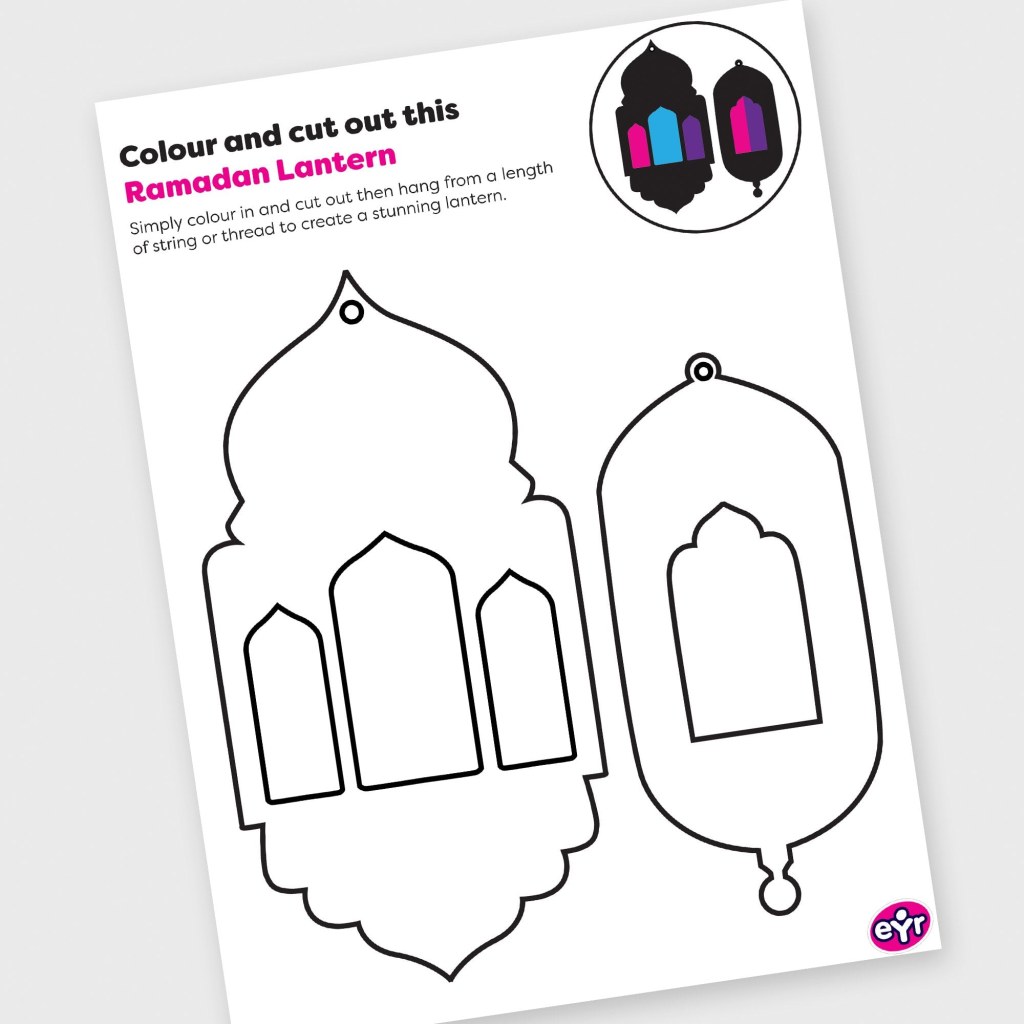 Picture of: Ramadan Lantern Crafts – Downloadables from Early Years Resources UK